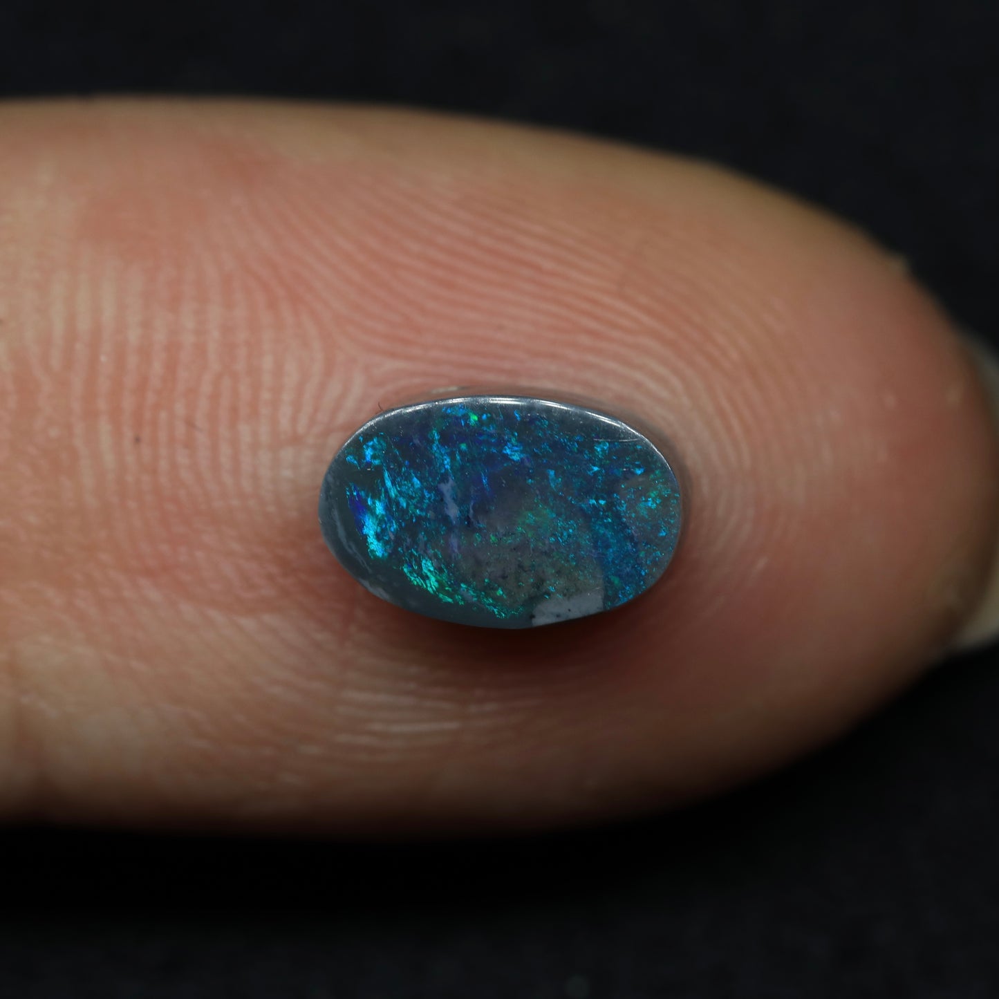 Black Opal From Lightning Ridge, Australia