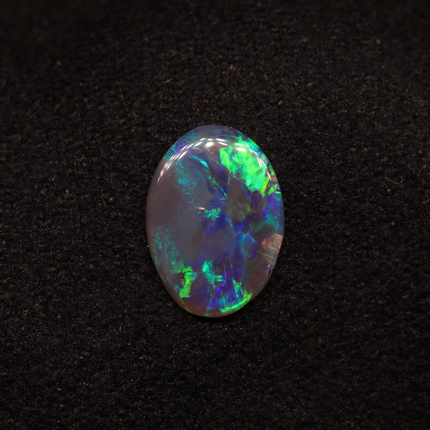 Black Crystal Opal From Lightning Ridge, Australia