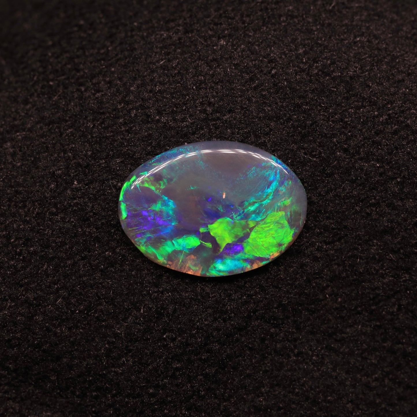 Black Crystal Opal From Lightning Ridge, Australia