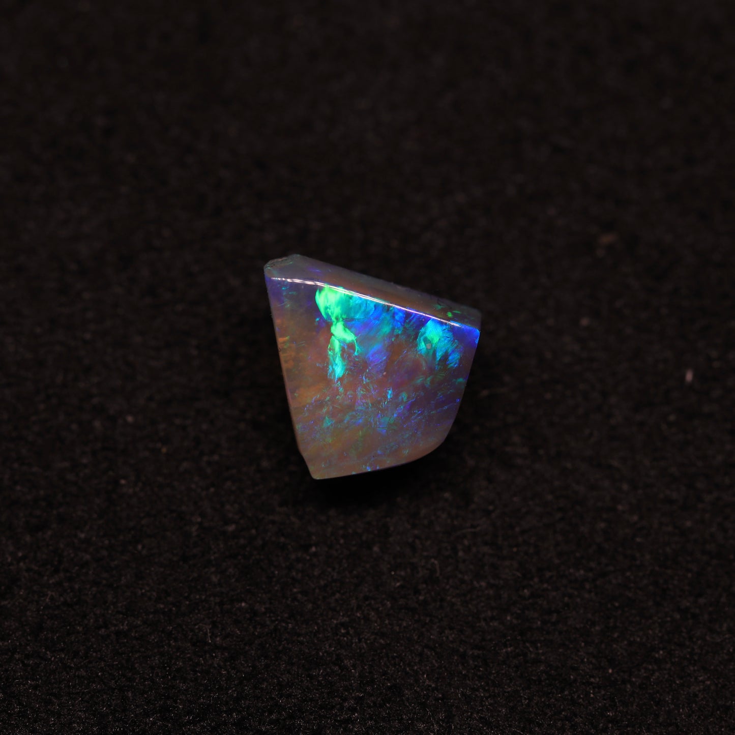 Black Crystal Opal From Lightning Ridge, Australia