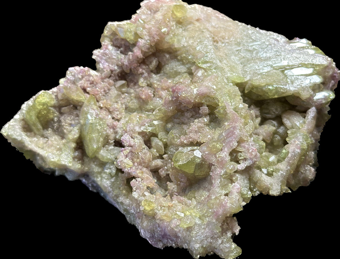 Sparkly Vesuvianite Crystal Mineral Specimen From Jeffrey Mine