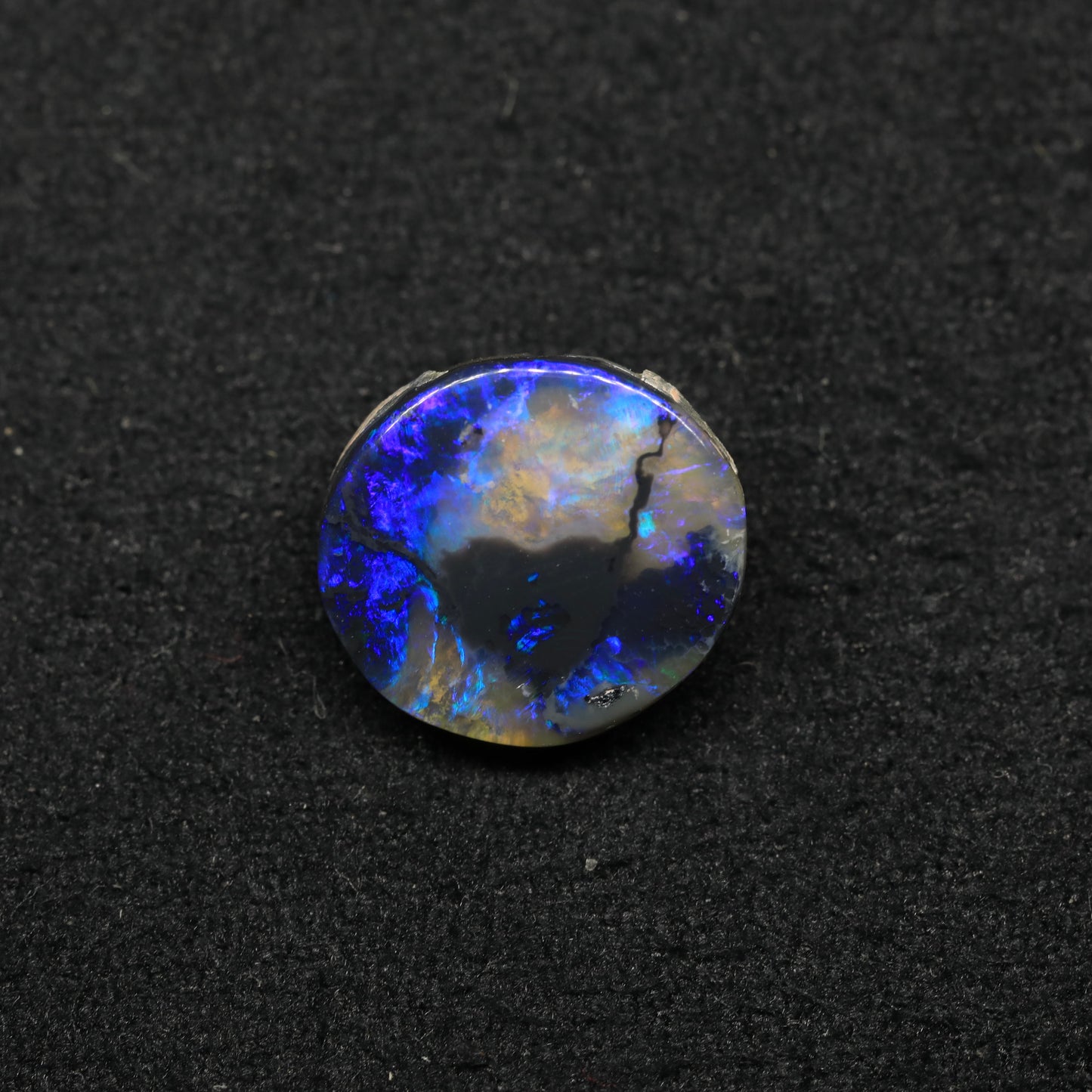 Black Crystal Opal From Lightning Ridge, Australia
