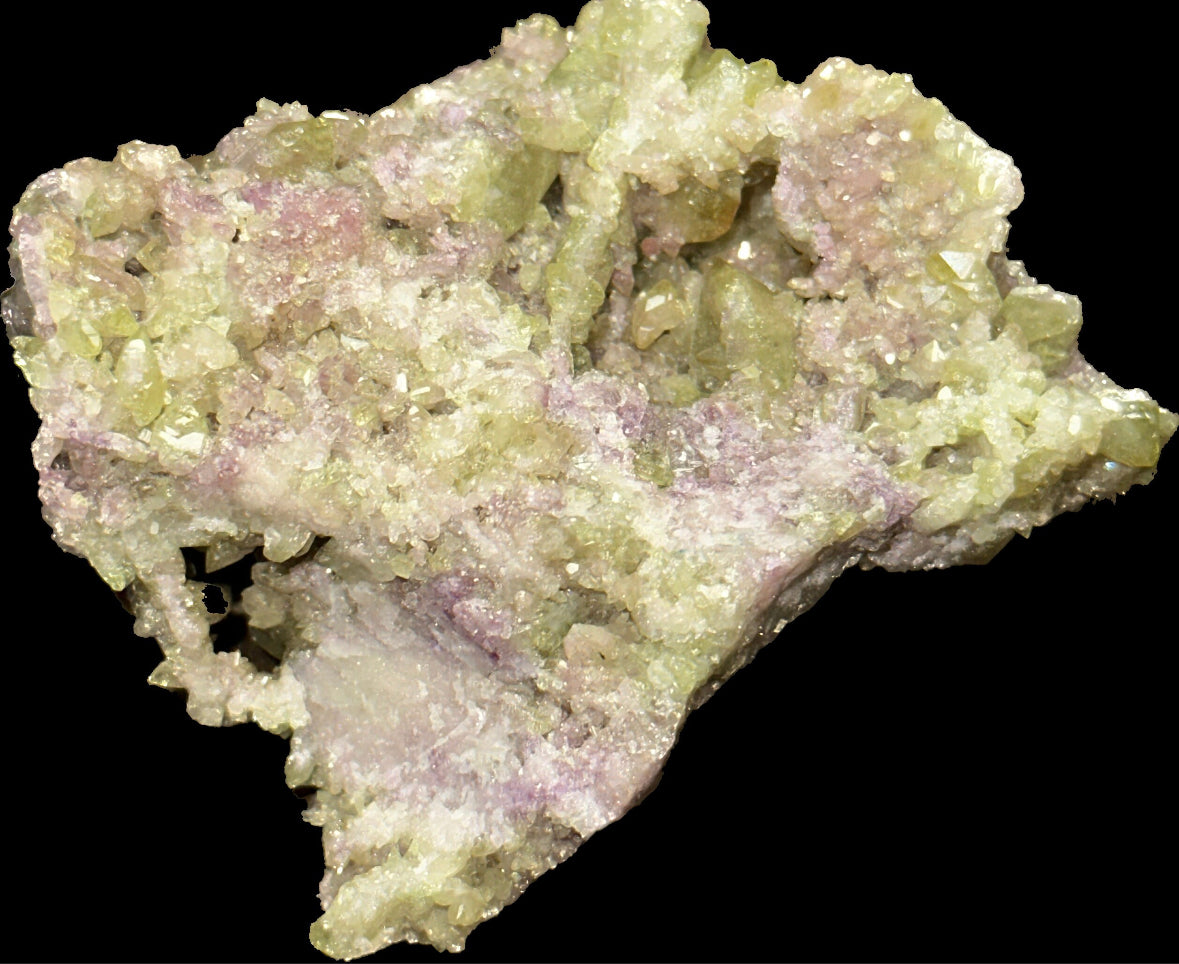 Sparkly Vesuvianite Crystal Mineral Specimen From Jeffrey Mine