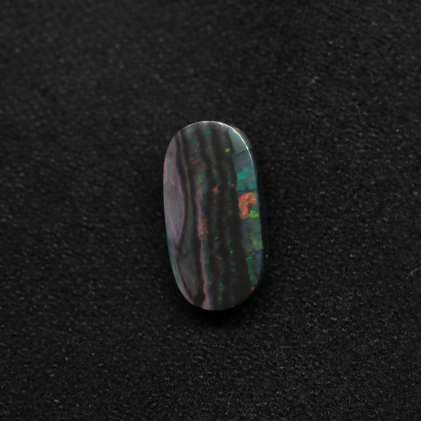 Semi Black Opal From Mintabie, Australia
