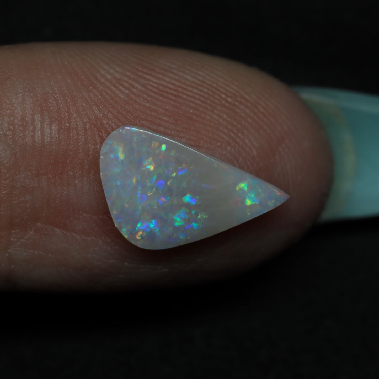White Opal From Lightning Ridge, Australia