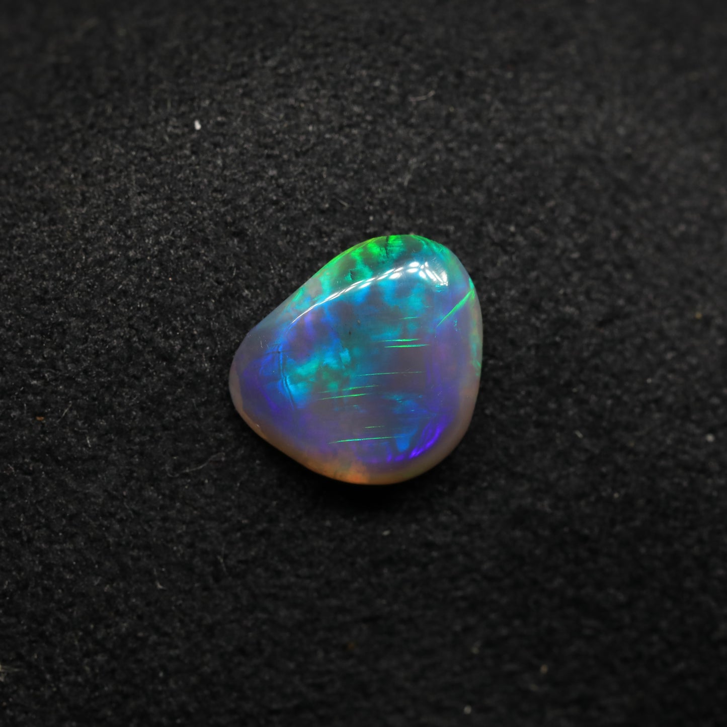 Black Crystal Opal From Lightning Ridge, Australia