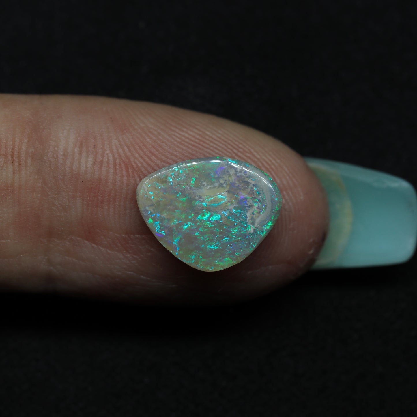 White Opal From Lightning Ridge, Australia