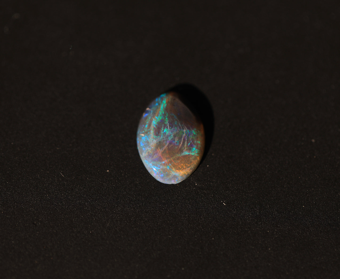 Black Opal Crystal From Lightning Ridge, Australia