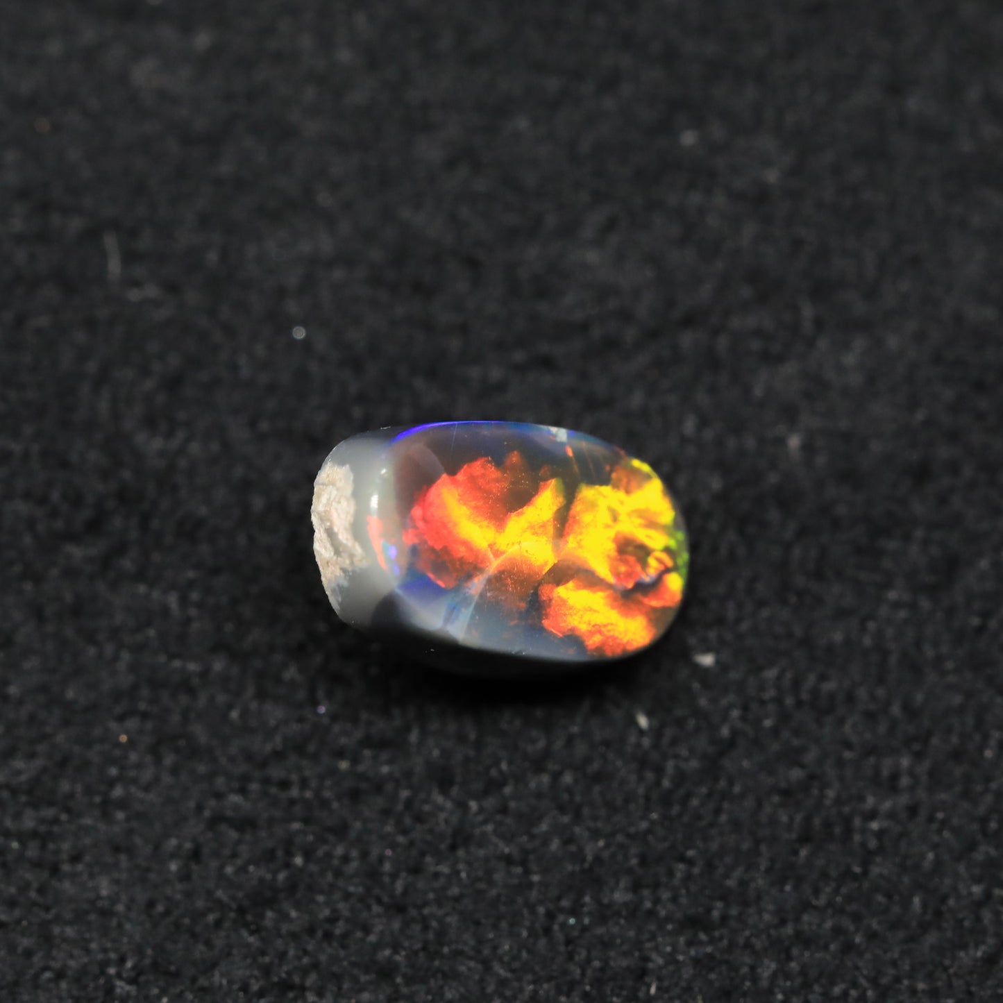 Semi Black Opal From Lightning Ridge, Australia