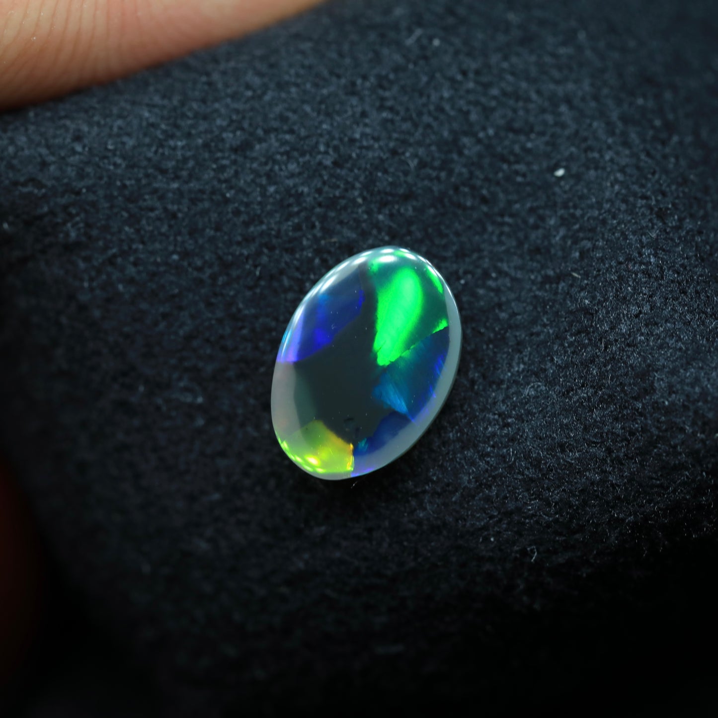 Black Crystal Nobby Opal From Lightning Ridge
