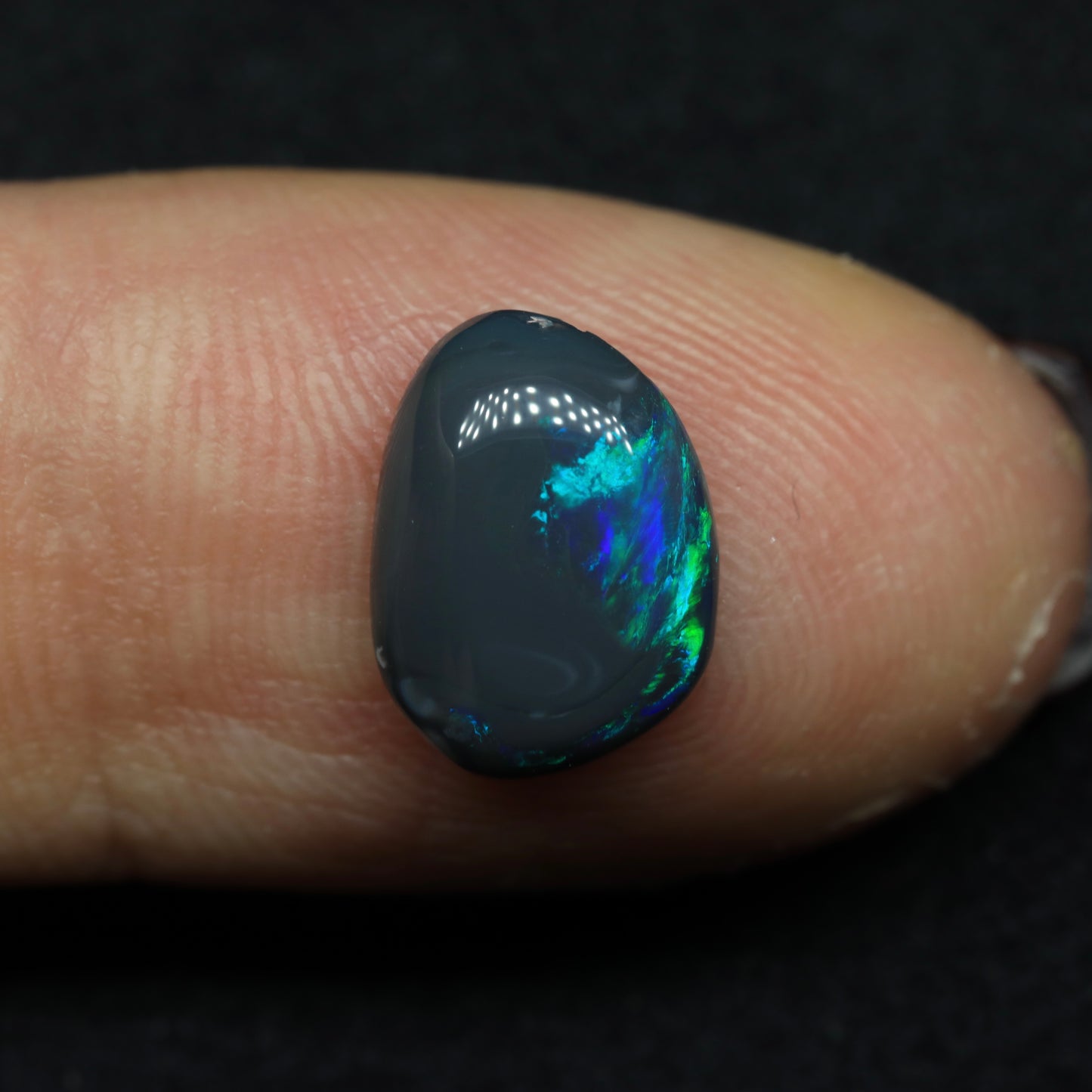 Black Opal From Lightning Ridge, Australia