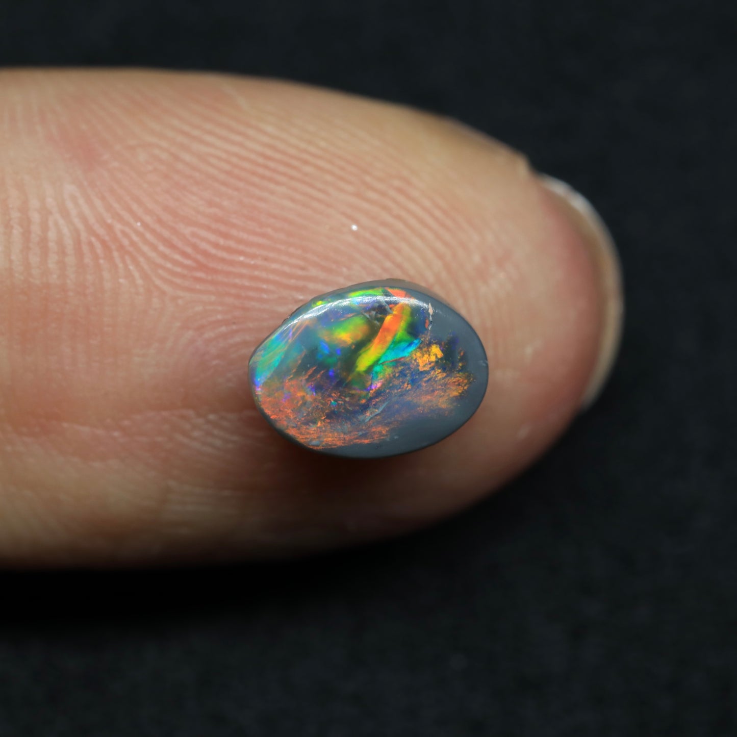 Black Opal From Lightning Ridge, Australia