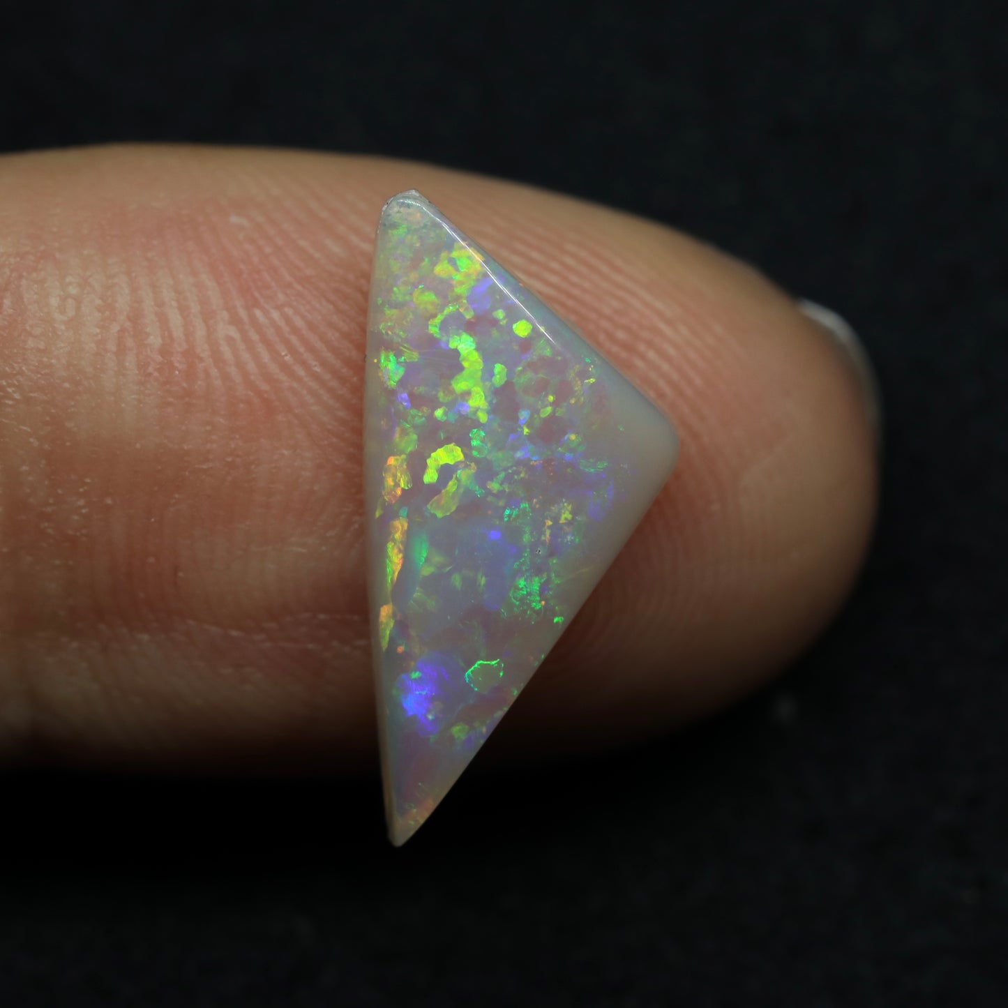 White Opal From Lightning Ridge, Australia