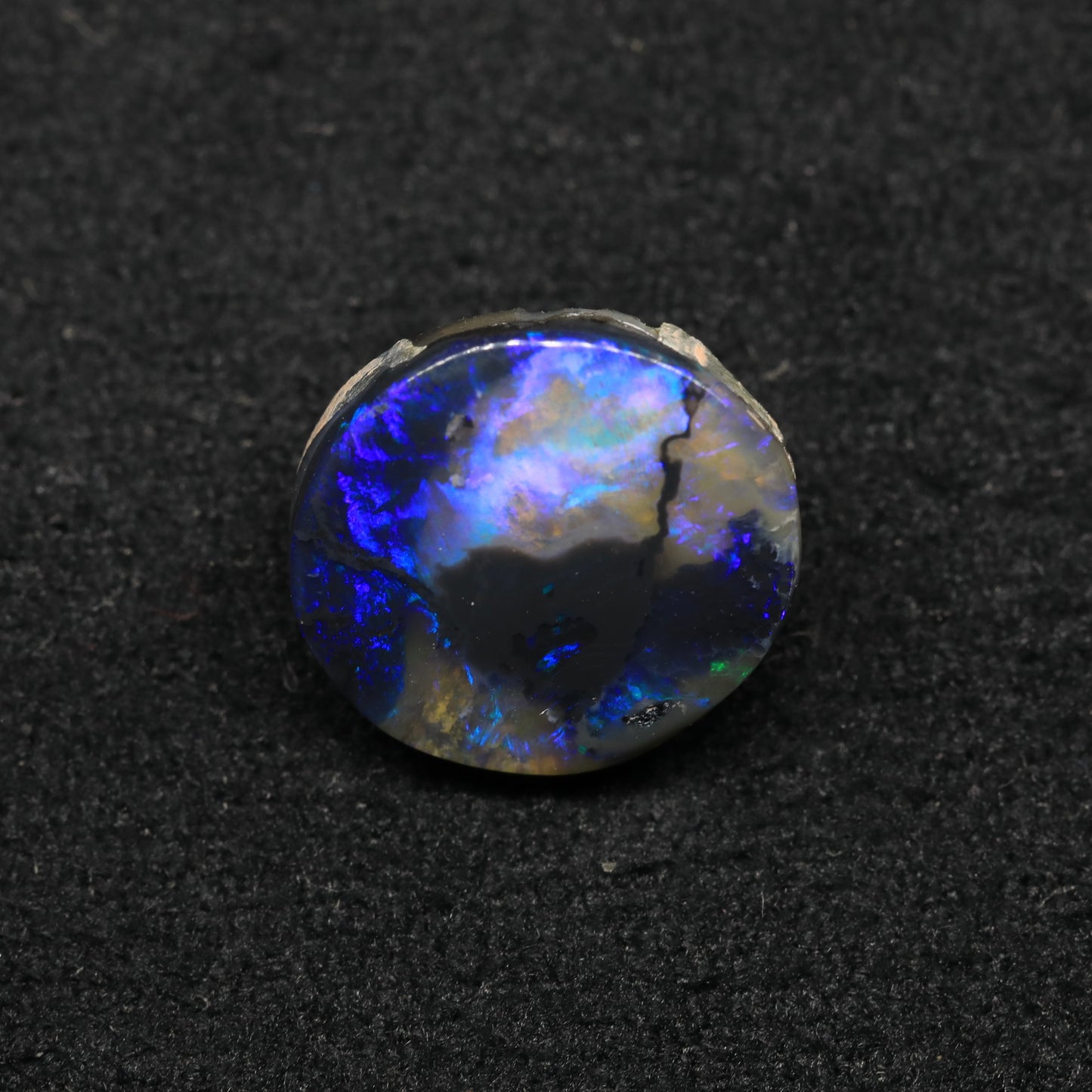 Black Crystal Opal From Lightning Ridge, Australia