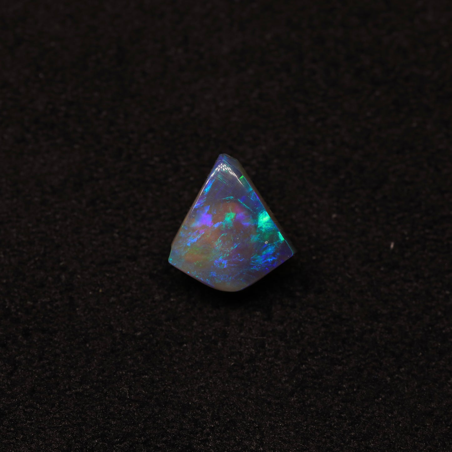 Black Crystal Opal From Lightning Ridge, Australia
