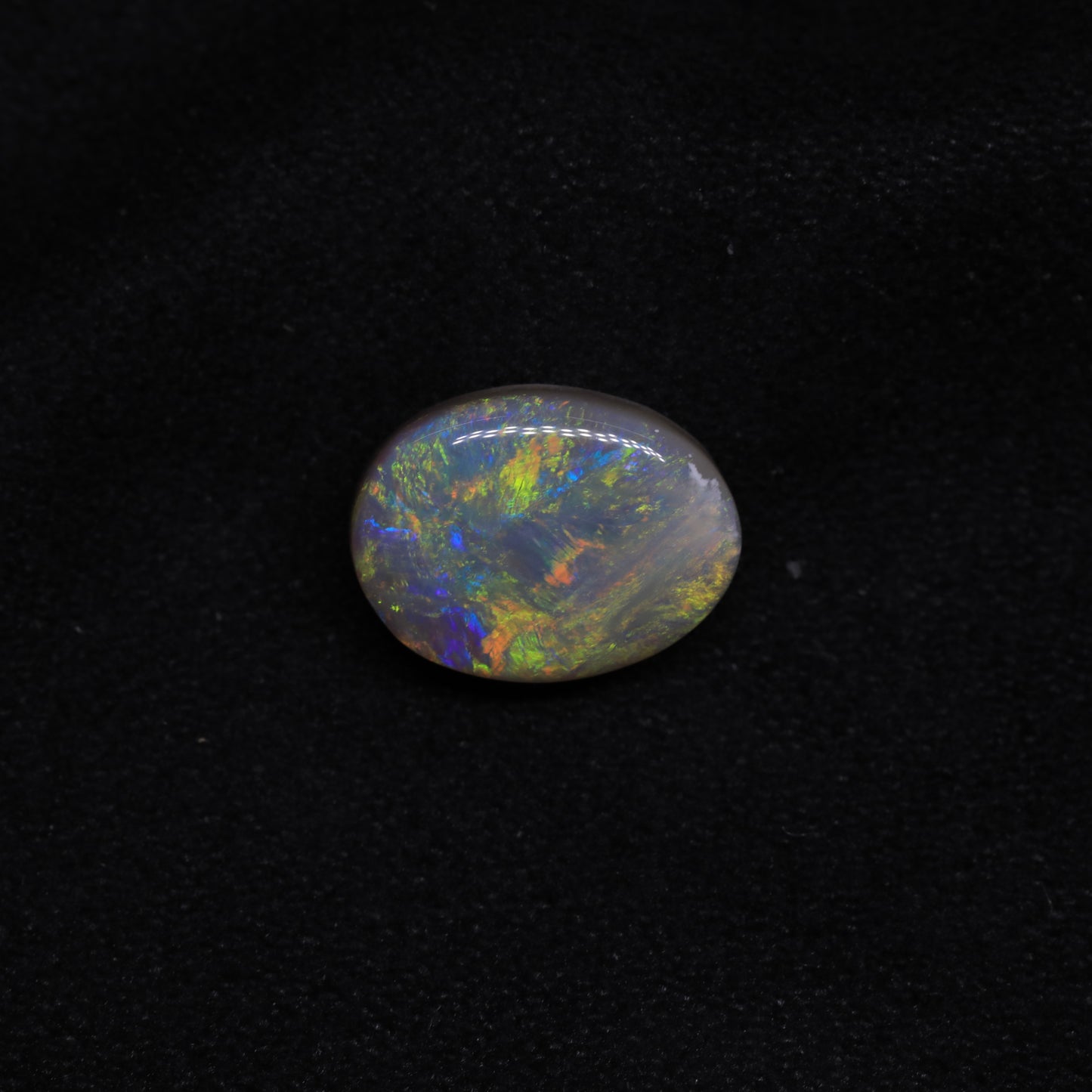 Dark Opal From Lightning Ridge, Australia