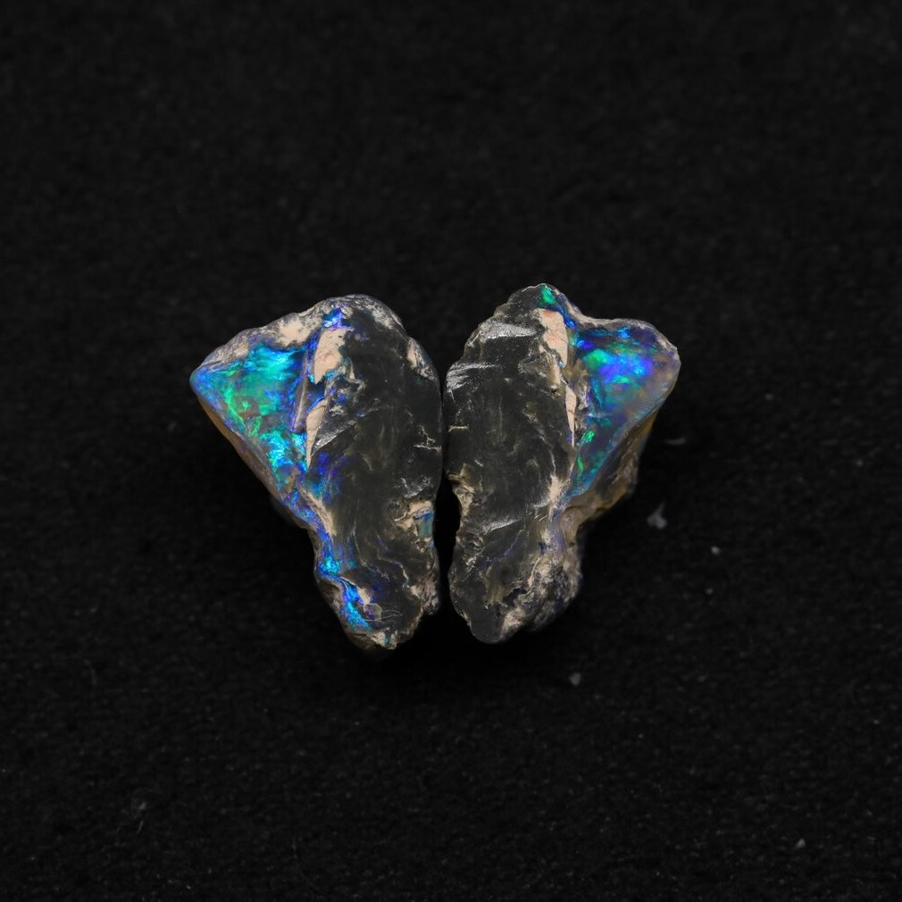 Black Opal Nobby Specimen From Lightning Ridge, Australia