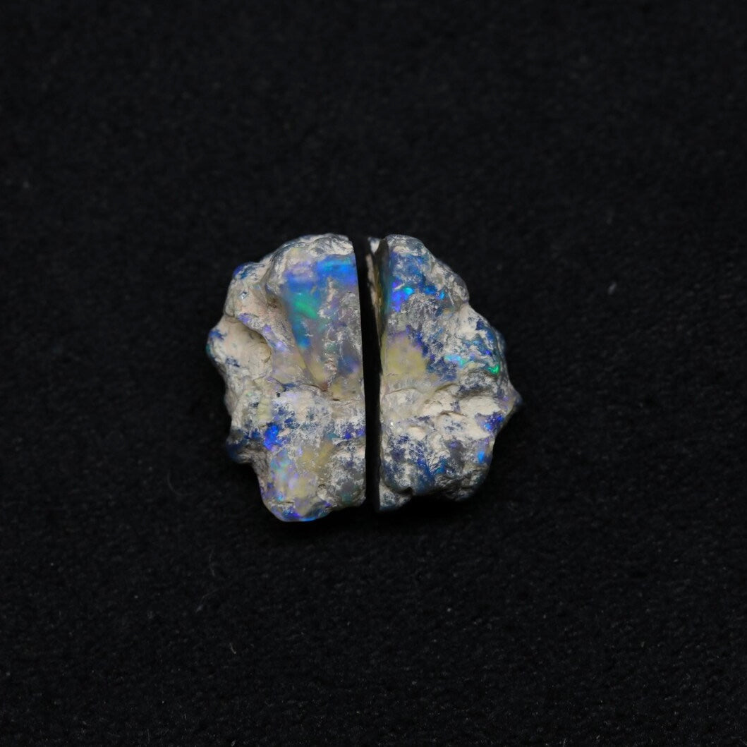 Black Opal Nobby Specimen From Lightning Ridge, Australia