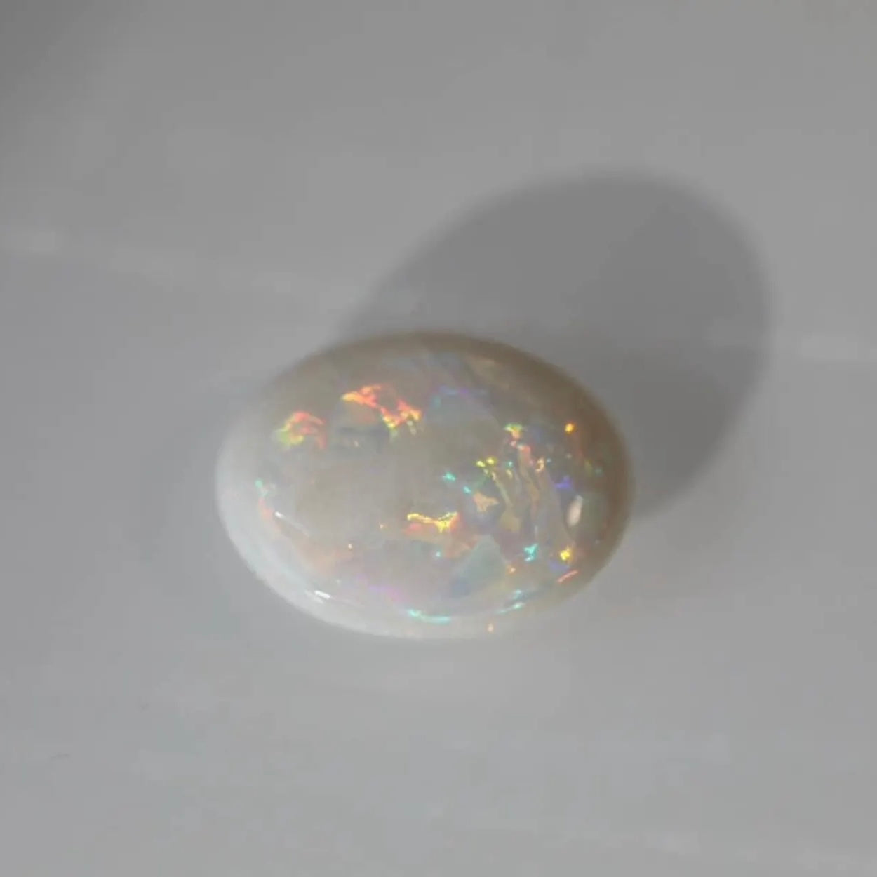 White Opal From Lightning Ridge, Australia
