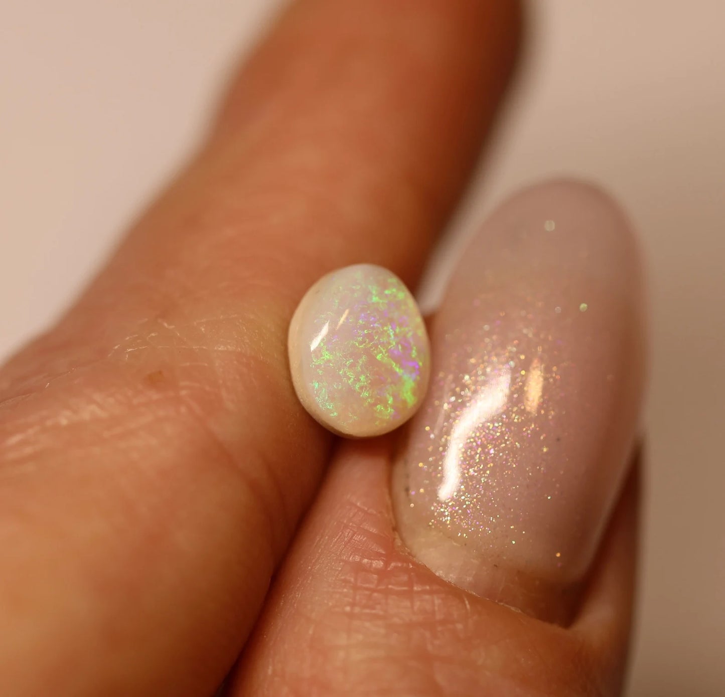 White Opal From Lightning Ridge, Australia