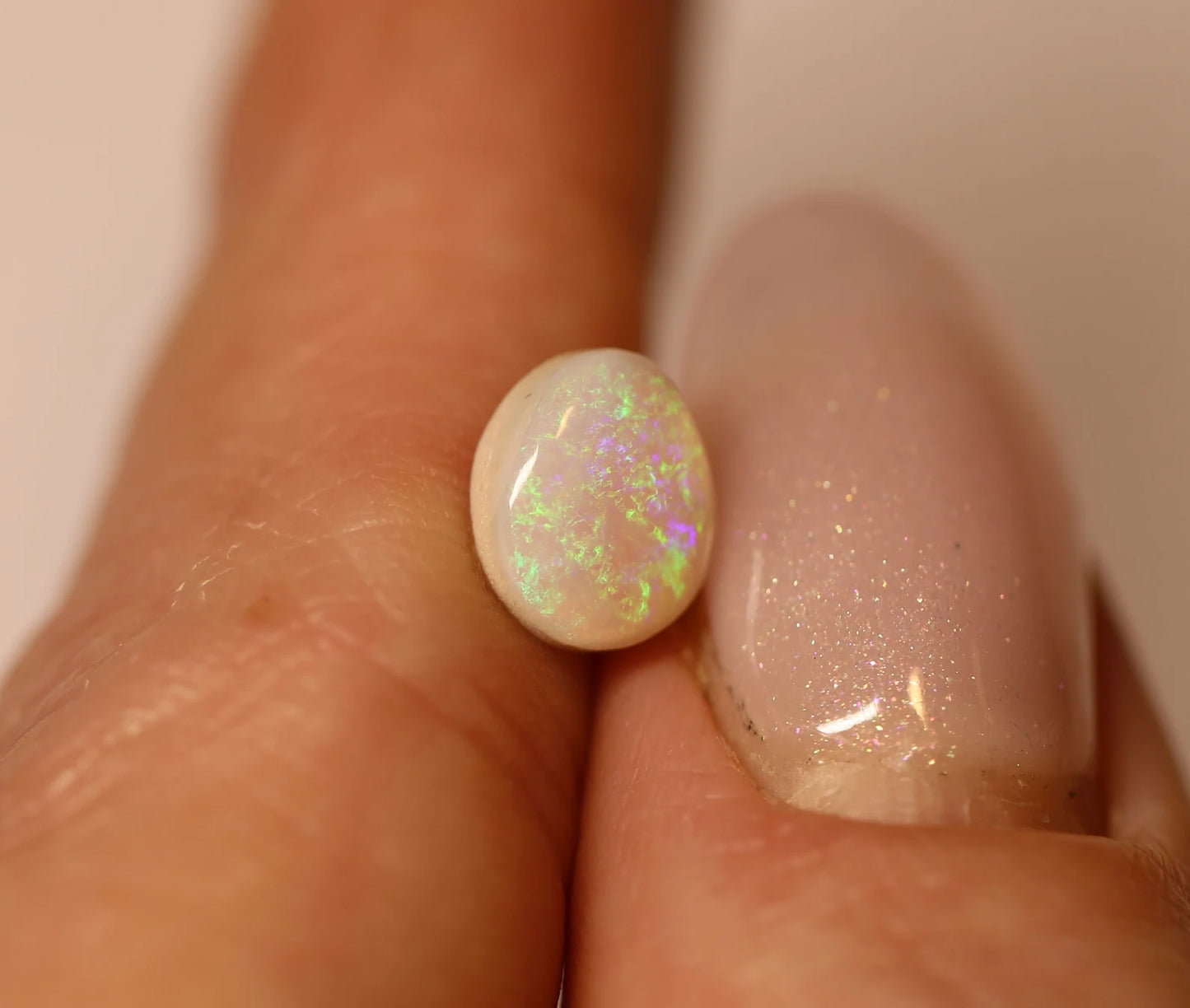 White Opal From Lightning Ridge, Australia