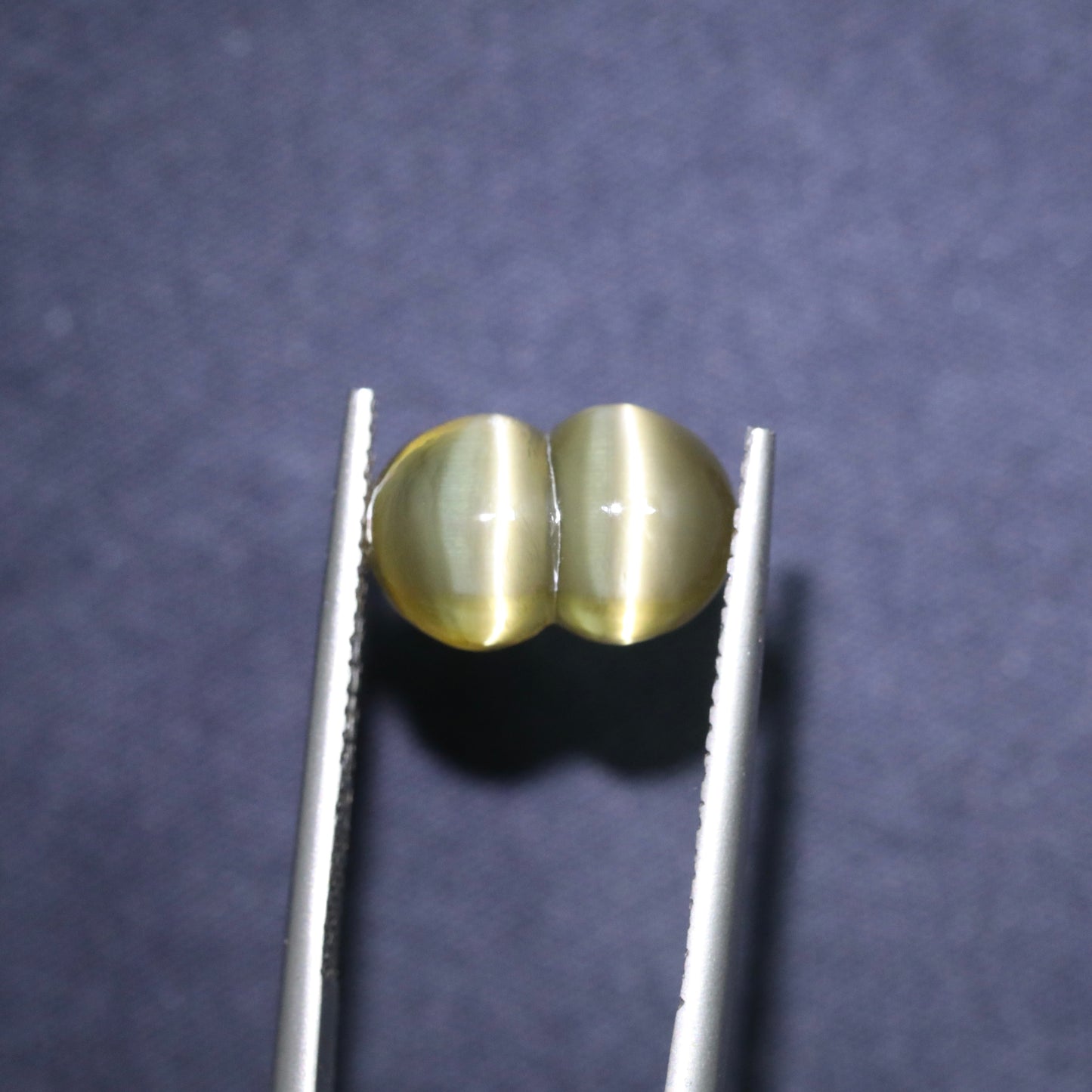 Honey Twin Cat's Eye Chrysoberyl From Sri Lanka