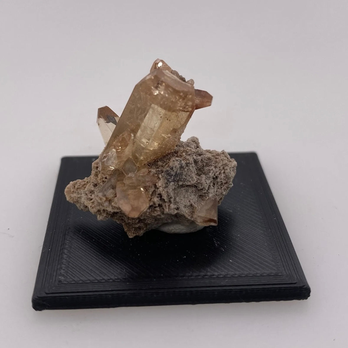 Topaz Specimen On Matrix From San Felipe Mine, Guanajuato, Mexico