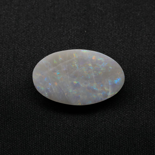 Dark Opal with Ribbon Pattern from Lightning Ridge, Australia