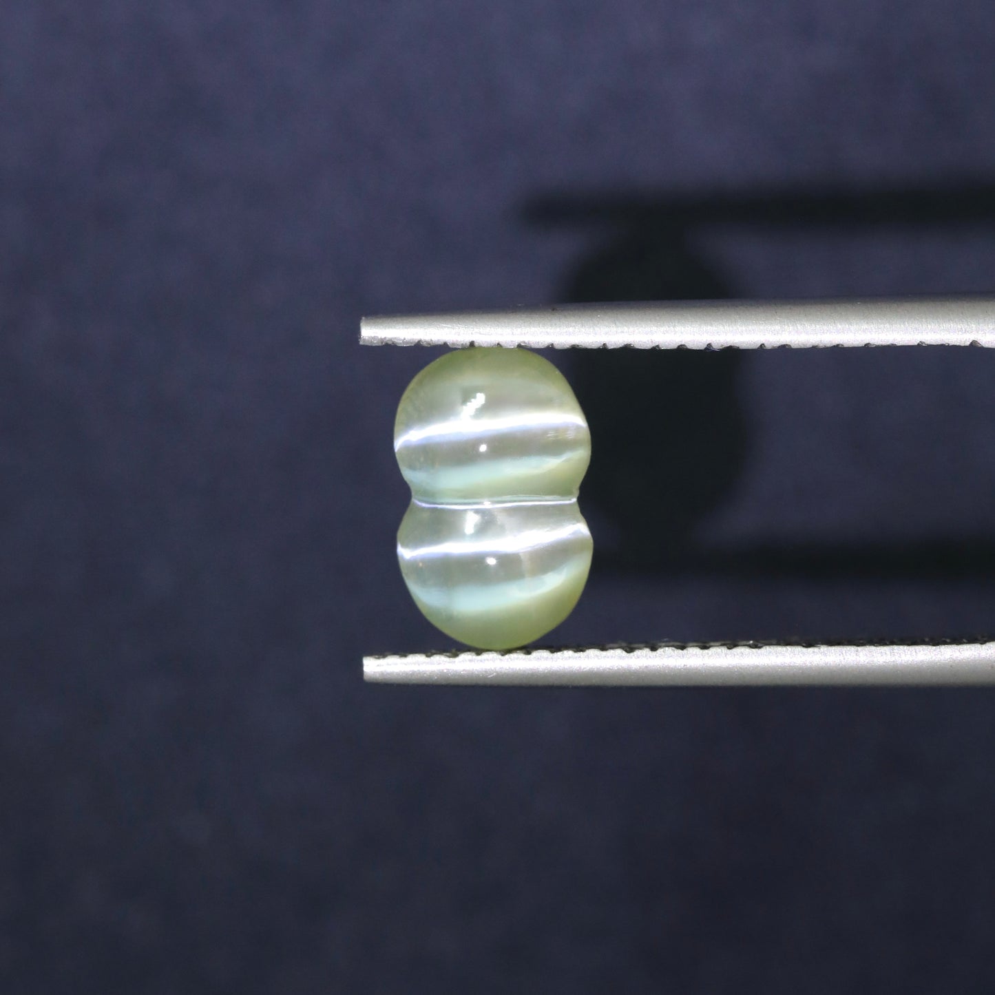 Neon Yellow/Green Twin Cat's Eye Chrysoberyl From Sri-Lanka