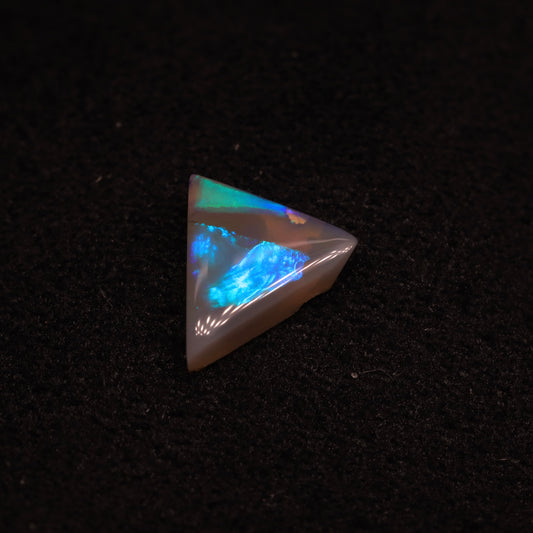 Dark Crystal Opal From Lightning Ridge, Australia