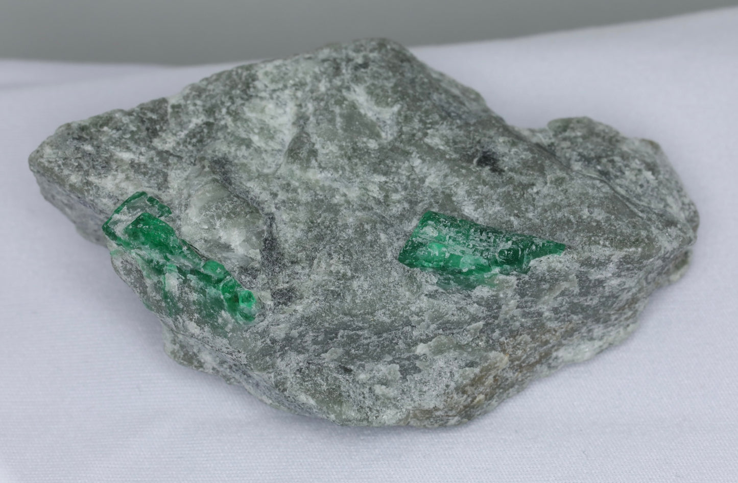 Emerald Crystals Specimen On Matrix From Swat, Pakistan
