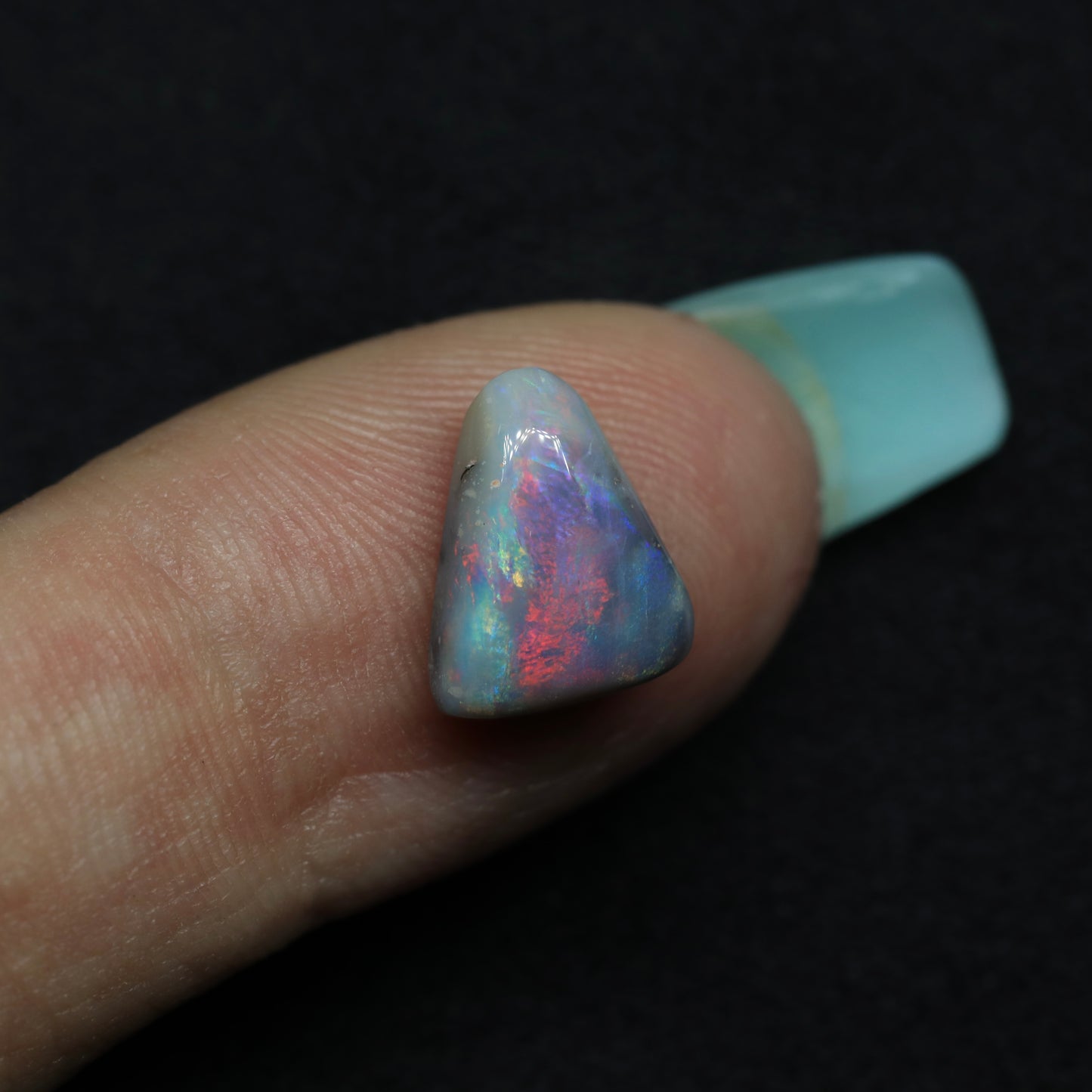 Dark Opal From Lightning Ridge, Australia