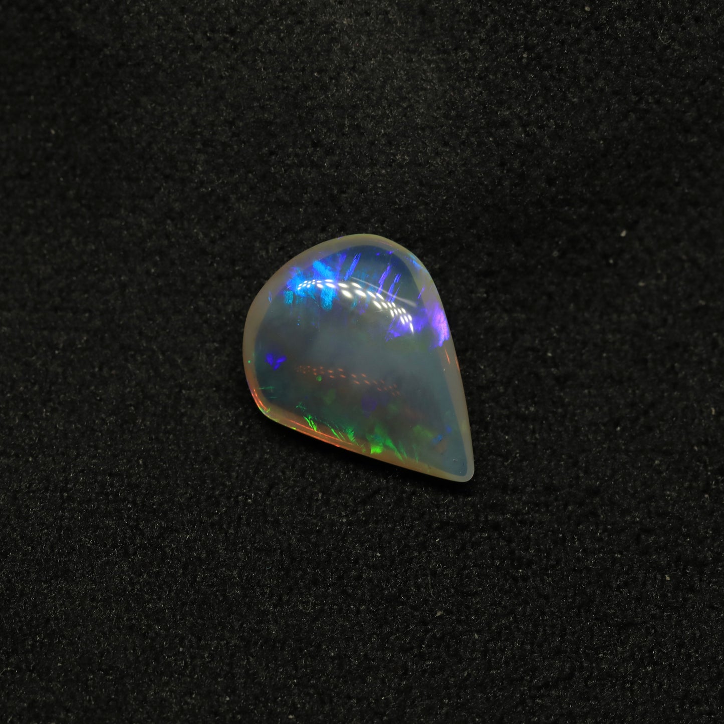 Dark Crystal Opal From Lightning Ridge, Australia