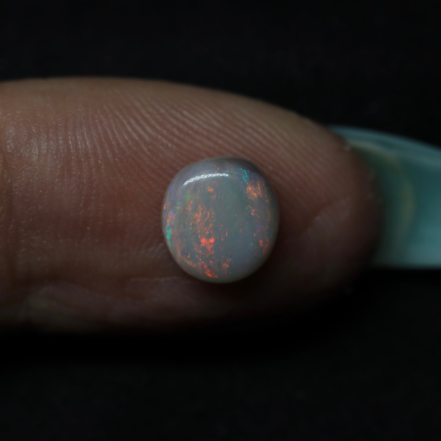 White Opal From Lightning Ridge, Australia