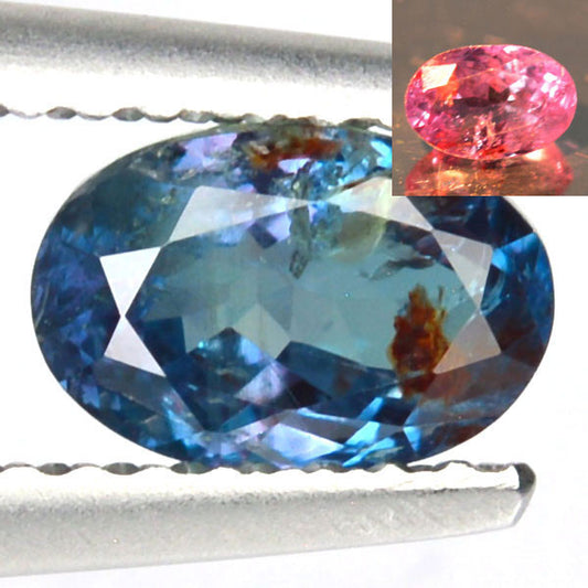Alexandrite With Unique Vivid Color Change From Brazil