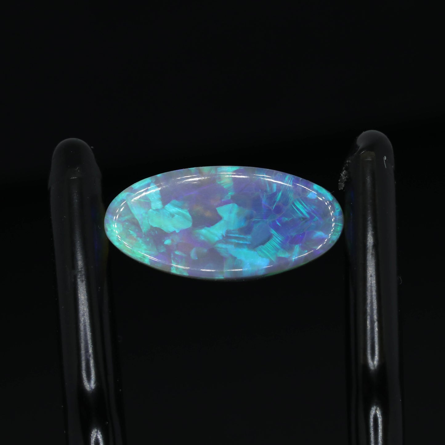 Dark Opal From Lightning Ridge, Australia