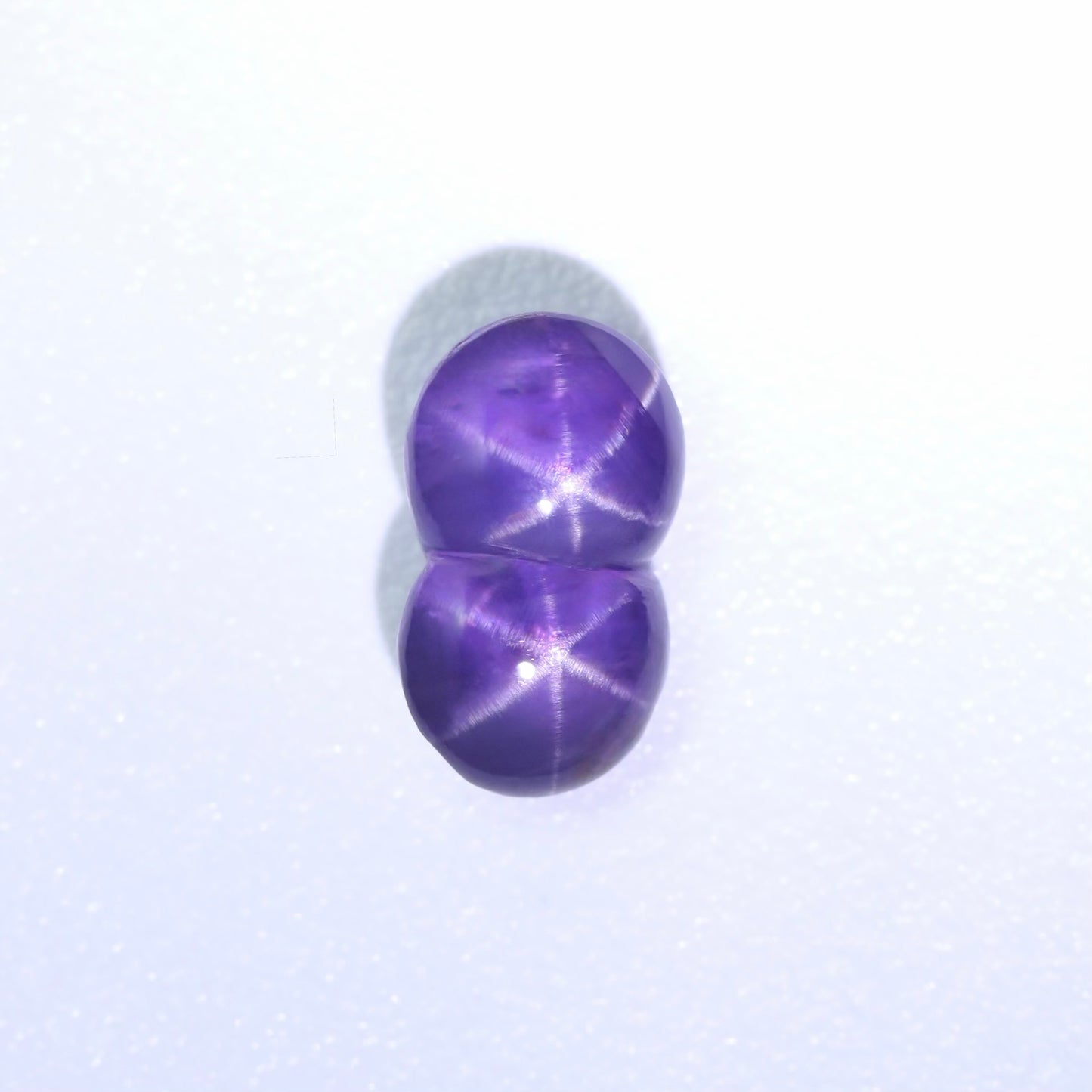 Unique Purple Twin Star Sapphire From Sri-Lanka