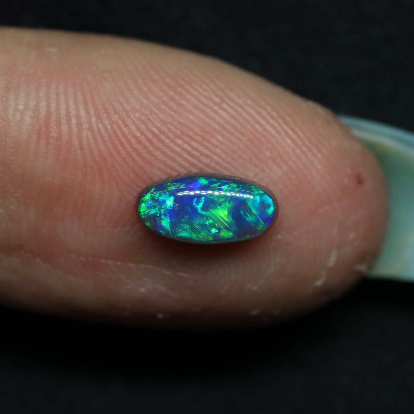 Black Opal From Lightning Ridge, Australia