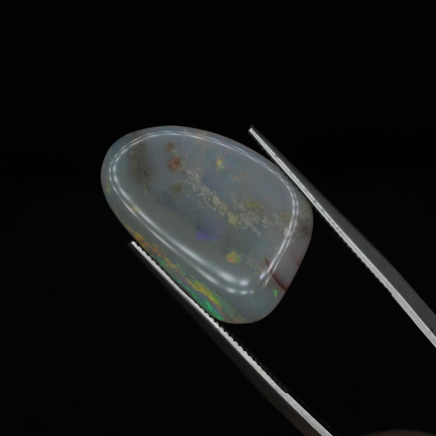 Dark Opal From Lightning Ridge, Australia