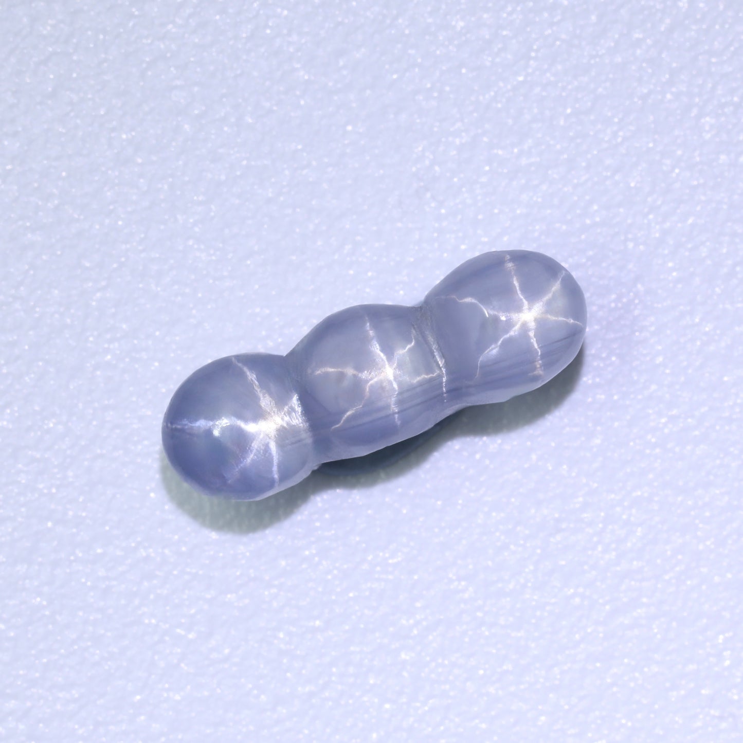 Unique Bluish Grey Triple Star Sapphire From Sri-Lanka