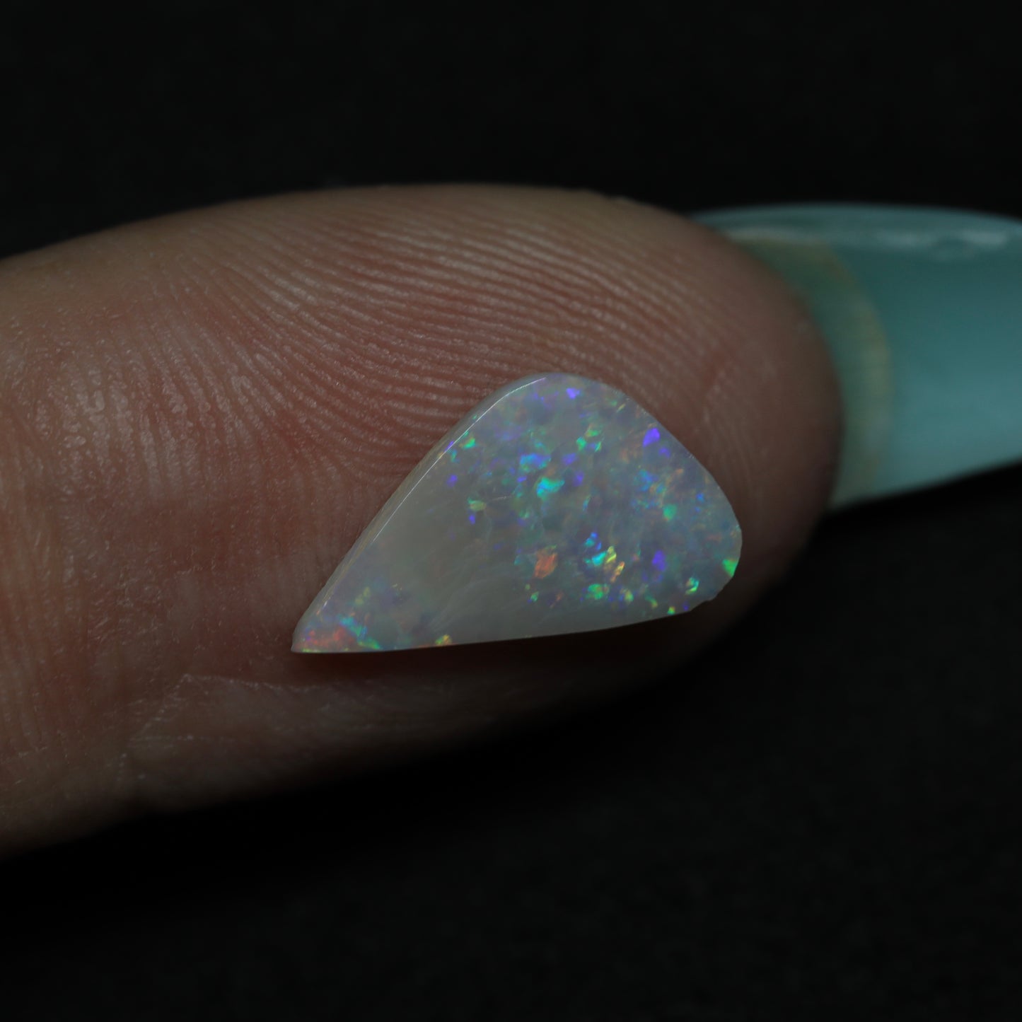 White Opal From Lightning Ridge, Australia