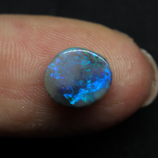 Dark Crystal Opal From Lightning Ridge, Australia