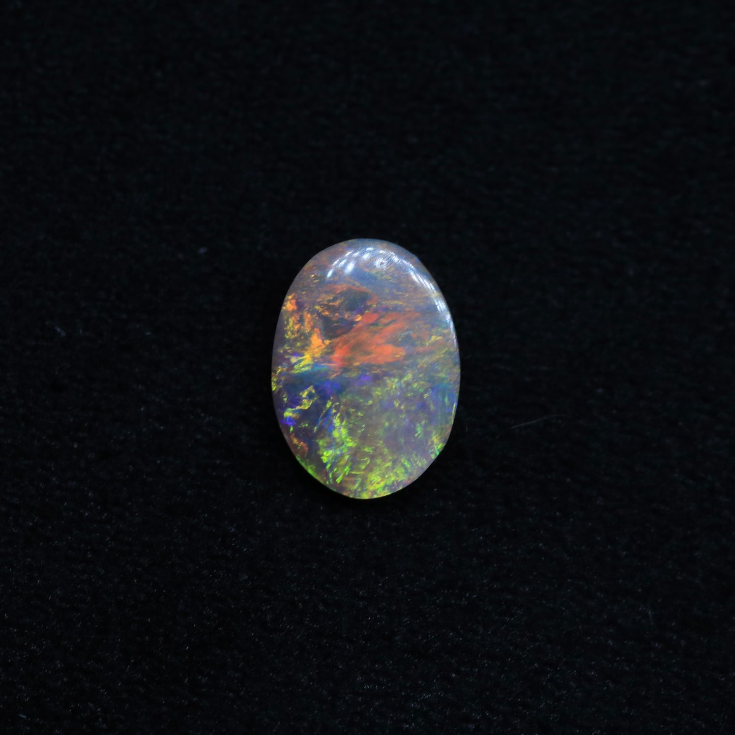 Dark Opal From Lightning Ridge, Australia