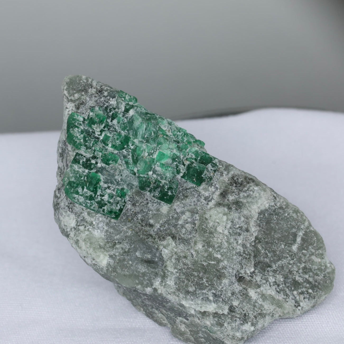 Emerald Crystals Specimen On Matrix From Swat, Pakistan
