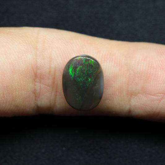 Black Crystal Opal From Lightning Ridge, Australia