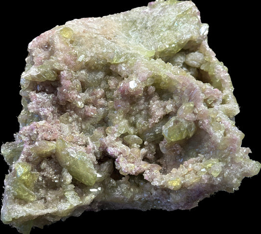 Sparkly Vesuvianite Crystal Mineral Specimen From Jeffrey Mine