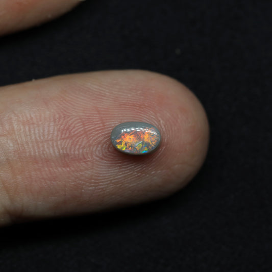 Dark Opal From Lightning Ridge, Australia