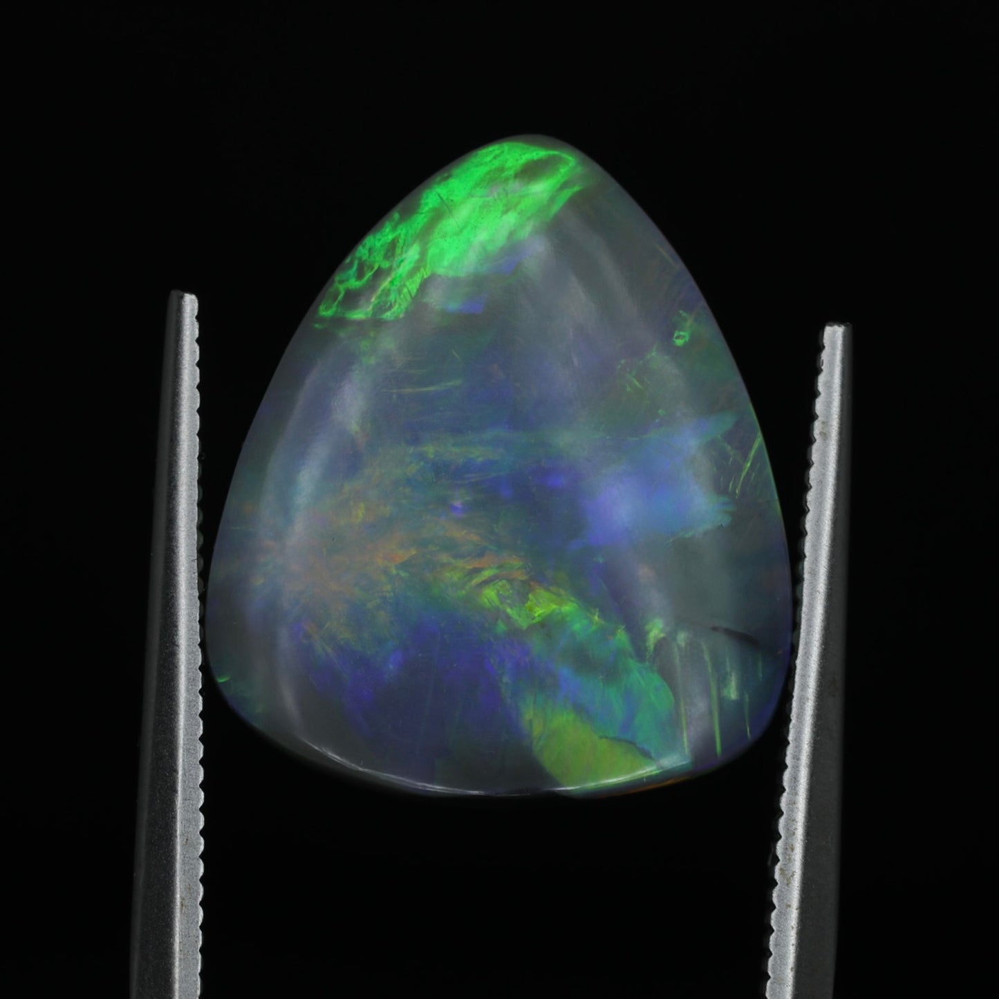 Semi Black Opal From Lightning Ridge, Australia