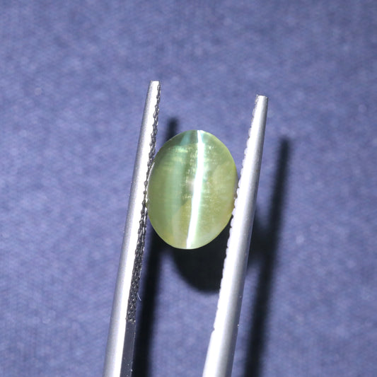 Neon Green Cat's Eye Chrysoberyl From Sri Lanka