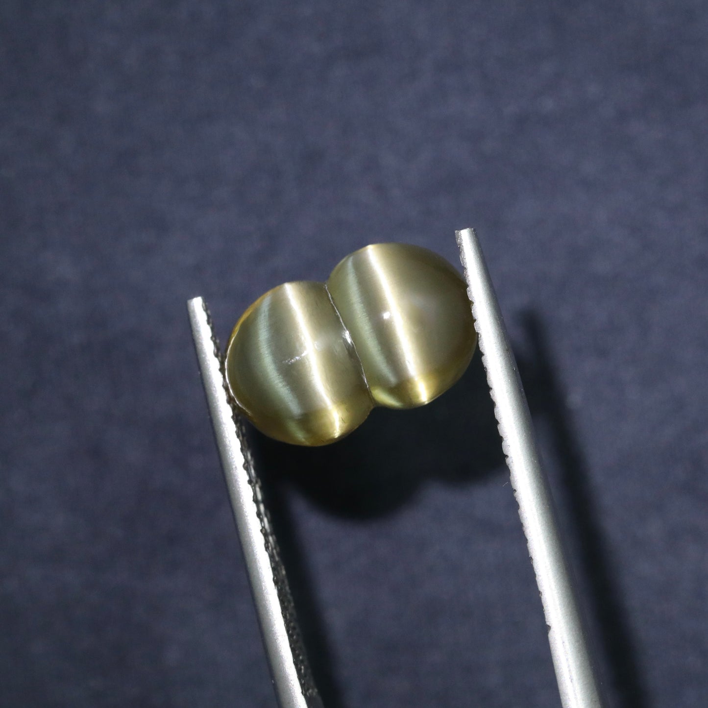 Honey Twin Cat's Eye Chrysoberyl From Sri Lanka